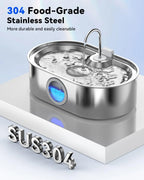 Stainless Steel Pet Water Fountain