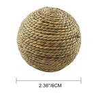 Pet Chew Toy Natural Grass Ball