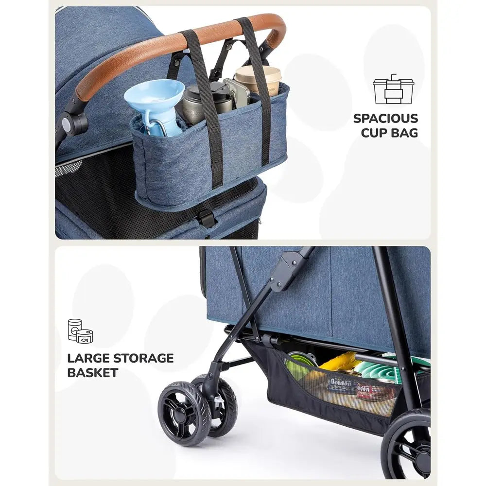 XL Foldable Pet Stroller