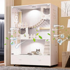 Large Wooden Cat Enclosure