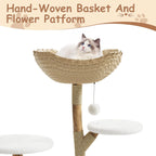 Wood Modern Cat Tree Tower