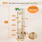 Height Adjustable Cat Tree