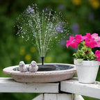 Solar Powered Water Fountain for Garden