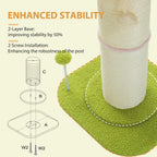 Pink Flower Cat Scratching Post