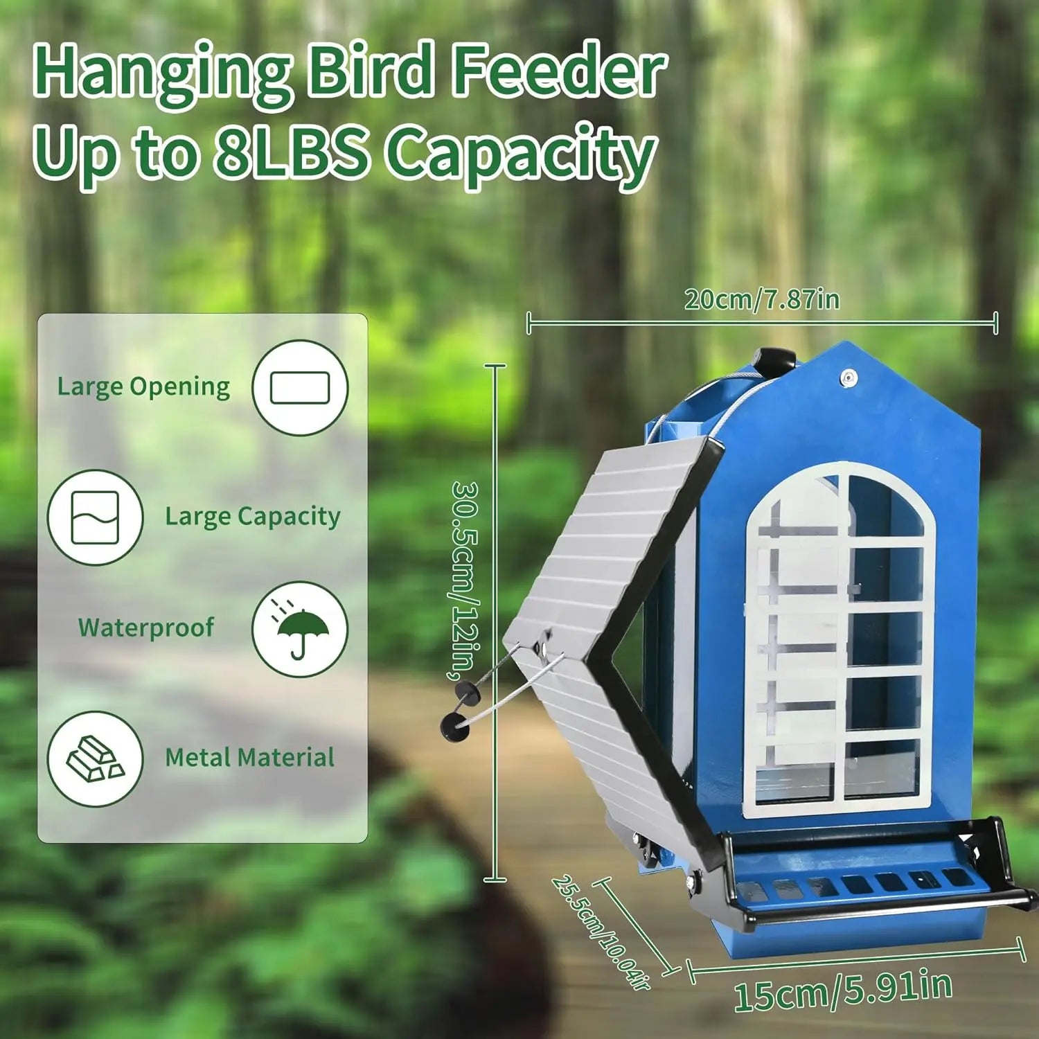 Squirrel Proof Metal Hanging Feeder