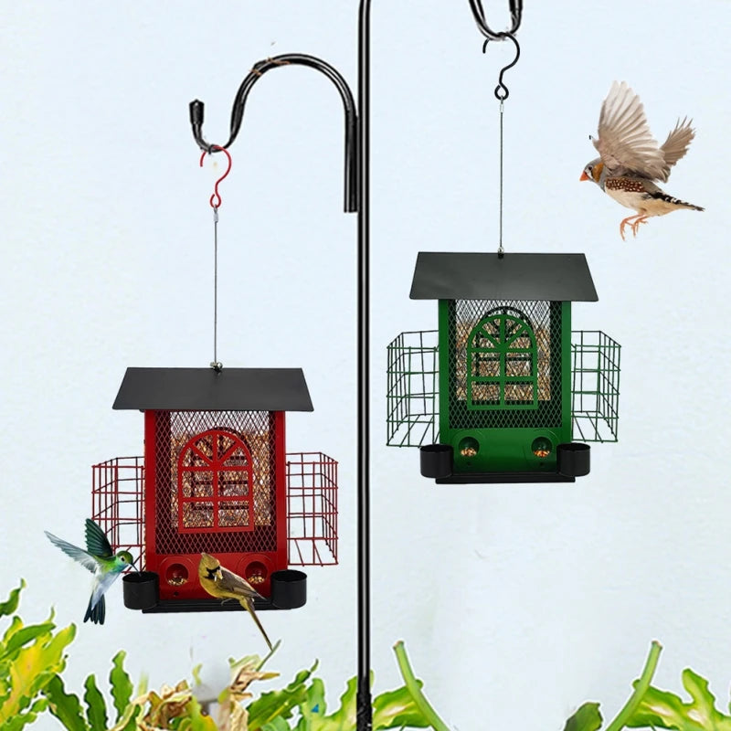Metal Hanging Bird Feeder