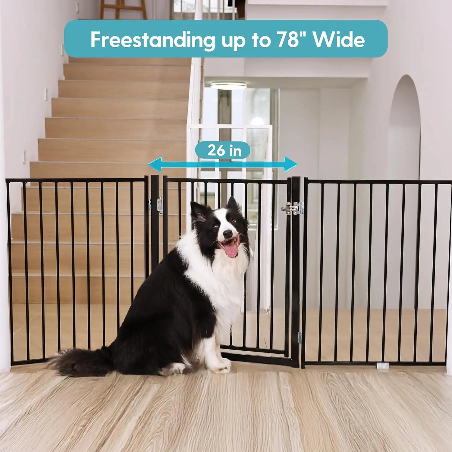 30'' Tall Foldable Dog Gate