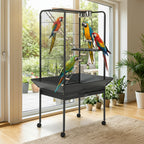L Wrought Iron Bird Cage
