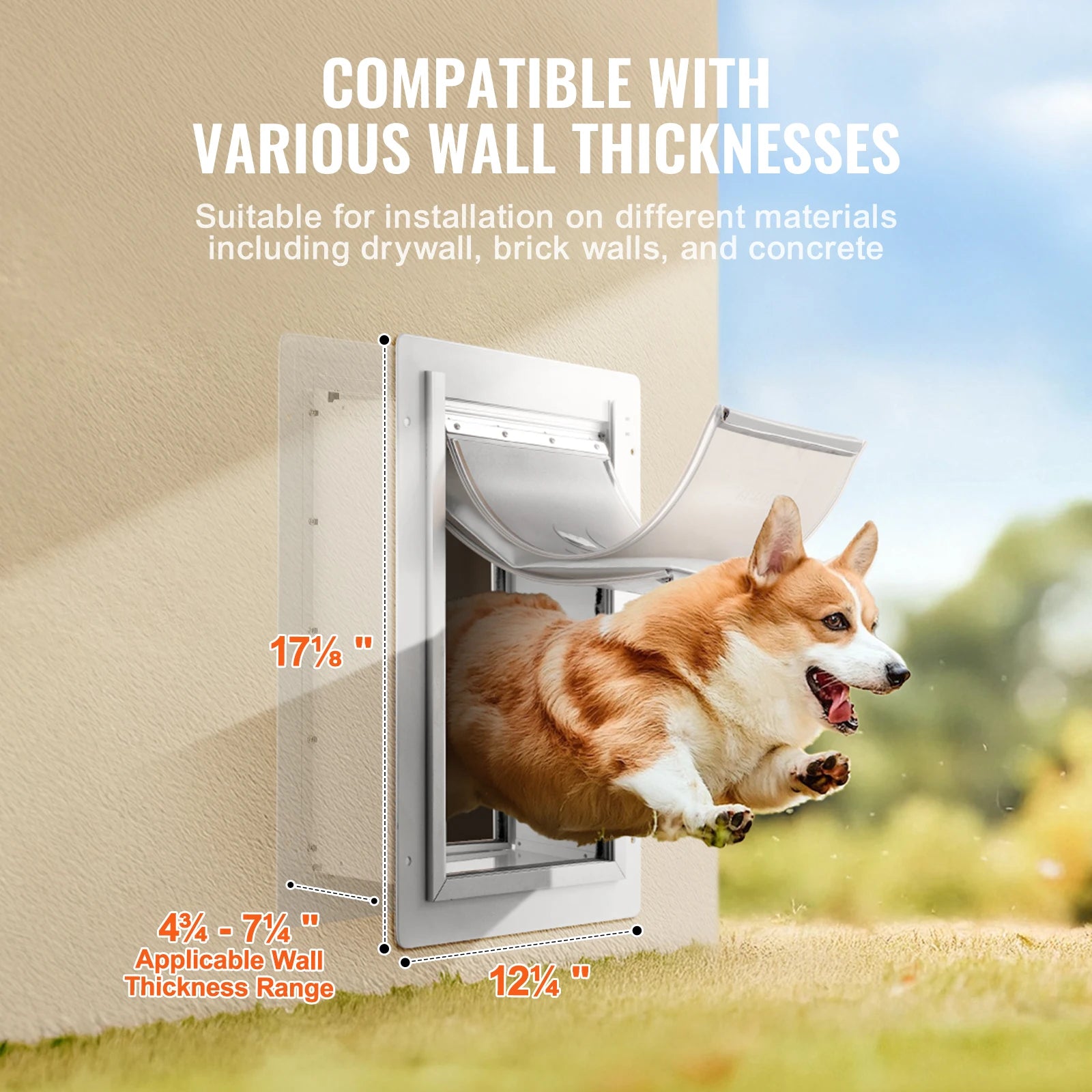 Pet Door Metal Frame