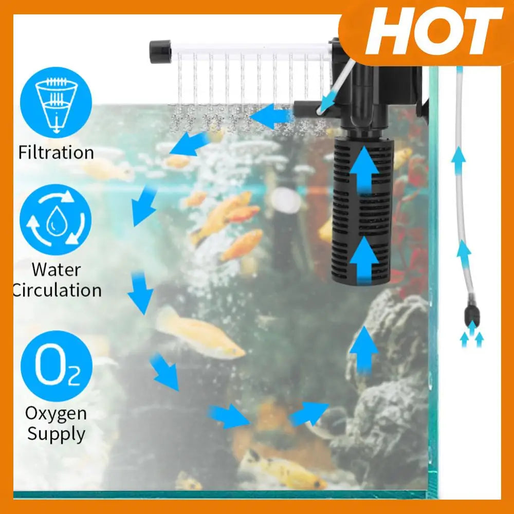 3 in 1 Mini Aquarium Filter