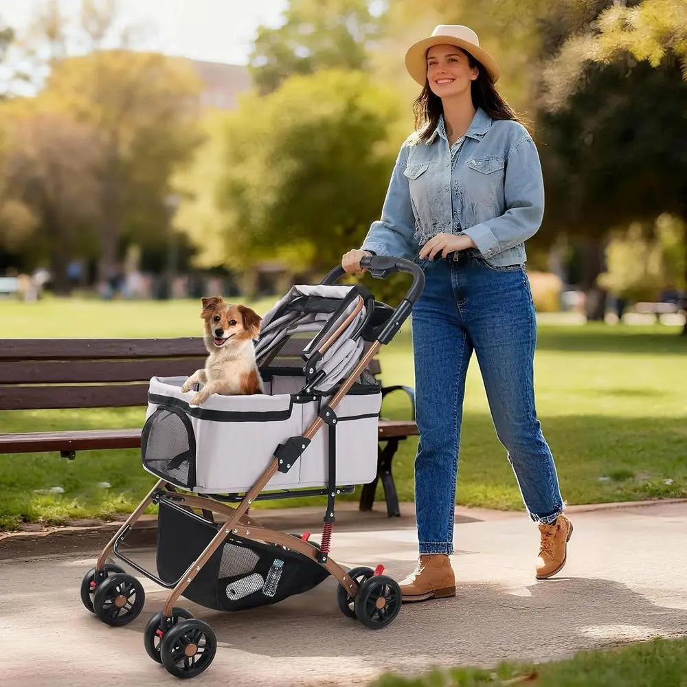 Pet Stroller for S Dogs/Cats