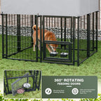 Sturdy Steel Outdoor Dog Kennel