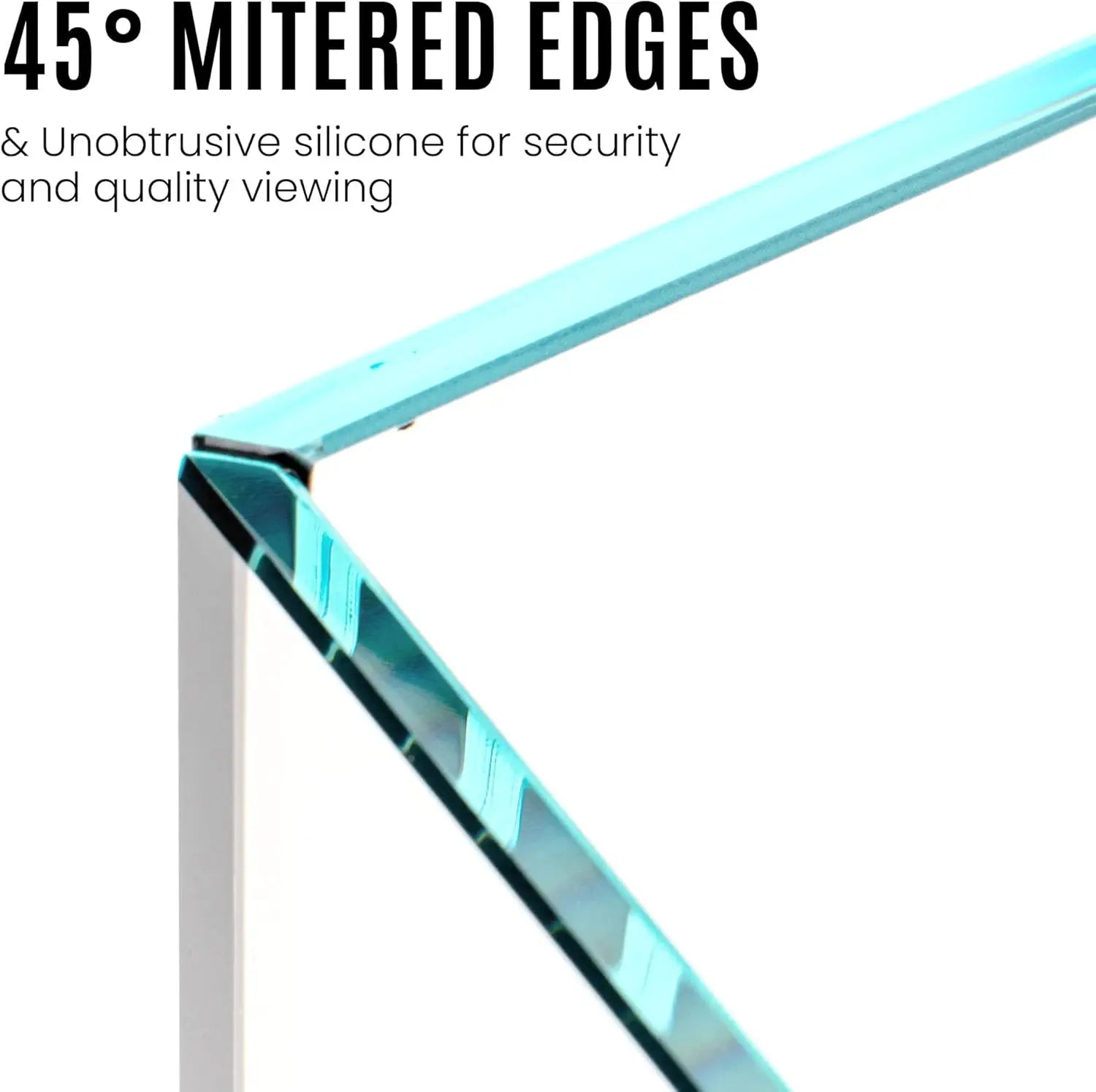 Clear Low Iron Glass Rimless Aquarium