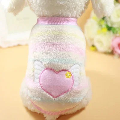 Cartoon Fleece Cat Clothes