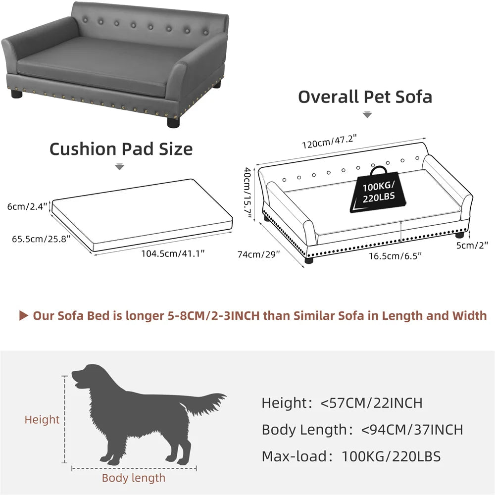 Heavy Duty Pet Sofa Large