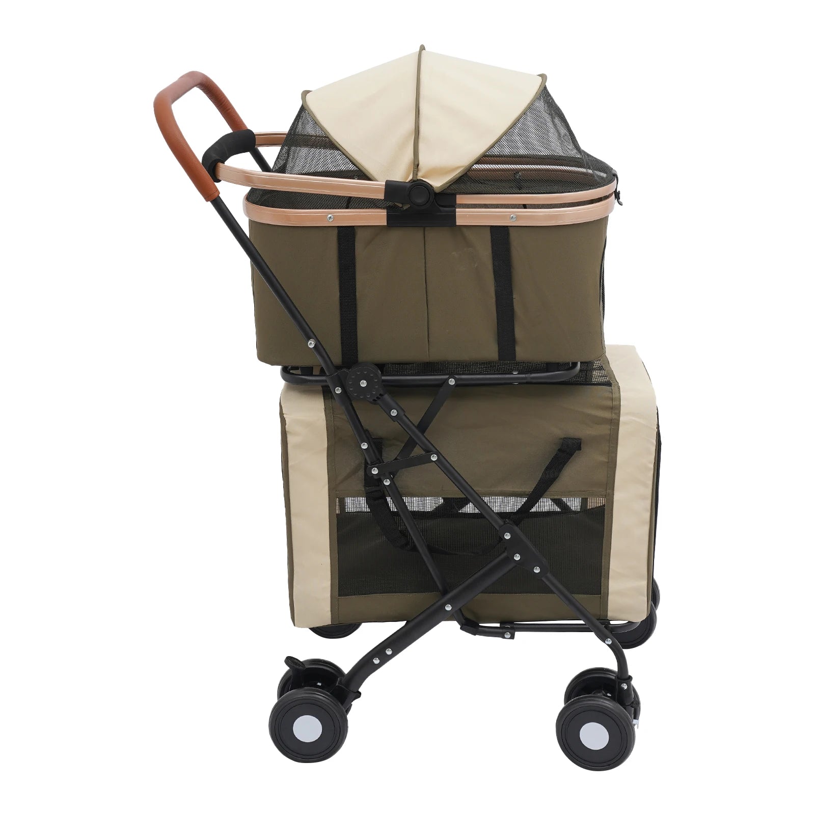 Stroller, 2 Pet Carriers for S/M Dogs