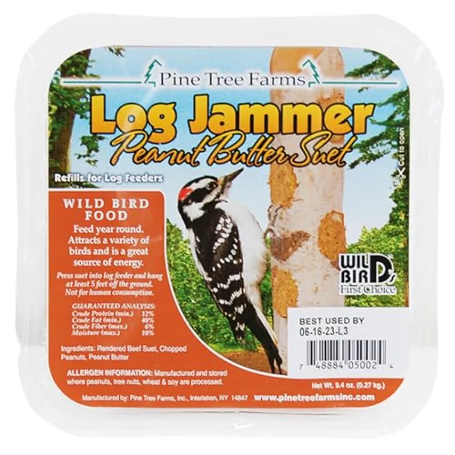 Cedar Suet Log Feeder