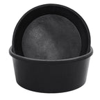 4 Pcs Rubber Feeder Pan