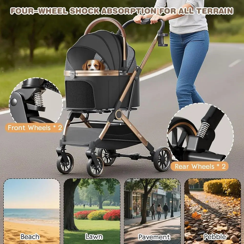 Stroller for Small Medium Dogs/Cats