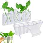 7-Hole Aquarium Plant Holder with Feeder