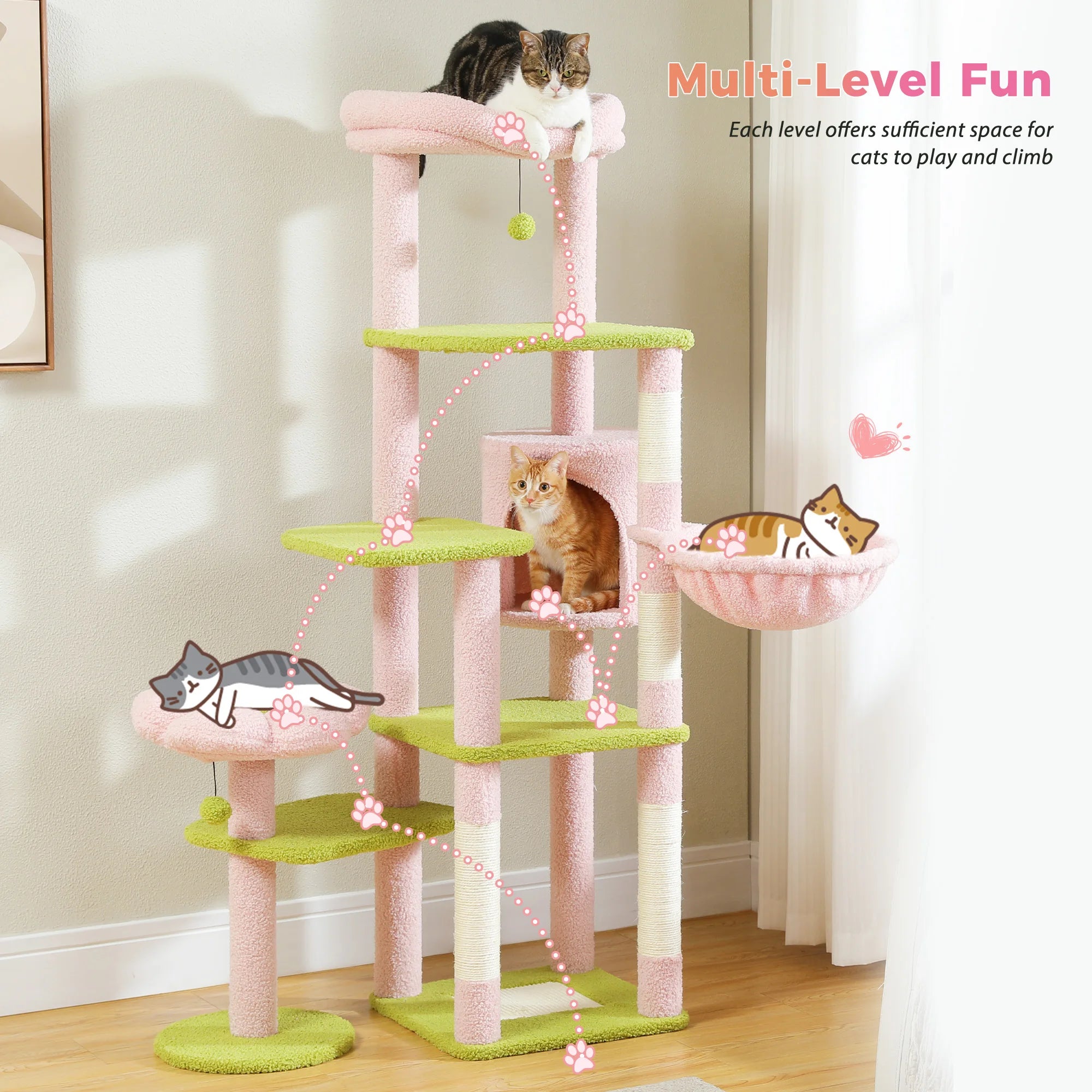 Multi-Level Cat Tree