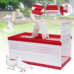 3-Door Pigeon Cage with Handle