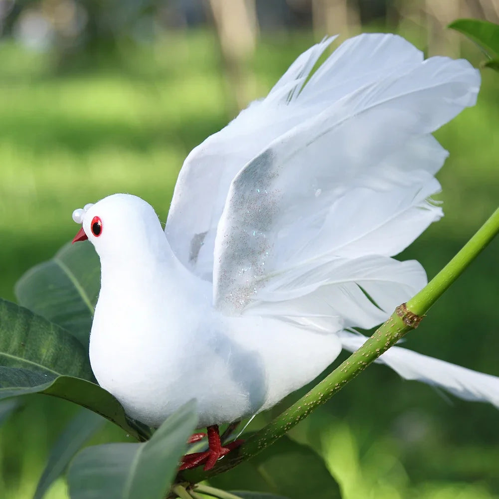 Artificial White Pigeon...