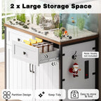 White Heavy-Duty Stand/40-50 Gallons