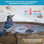 Chicken Water Heater Aluminum De-Icer