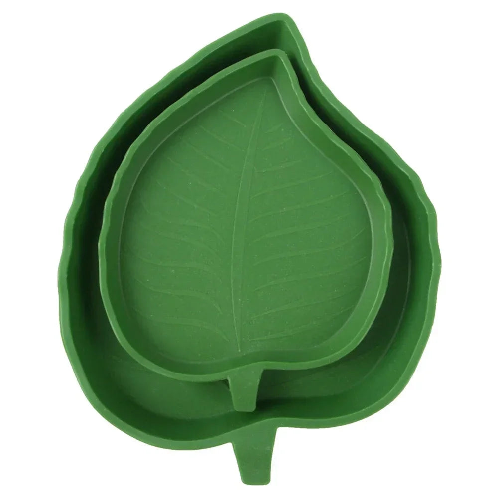 Leaf Shape Reptile Feeder