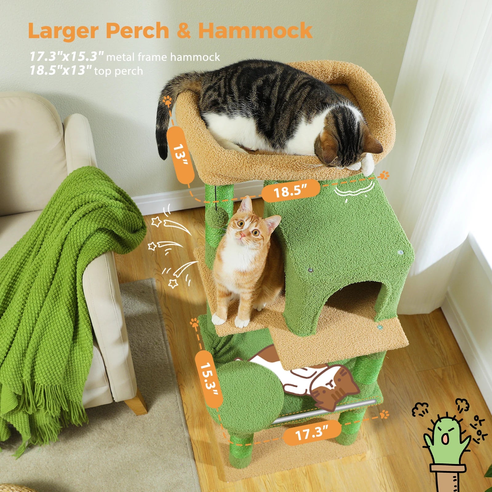 Cactus Cat Tree