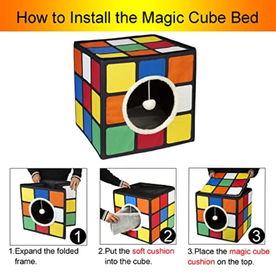 Foldable Magic Cube Cat