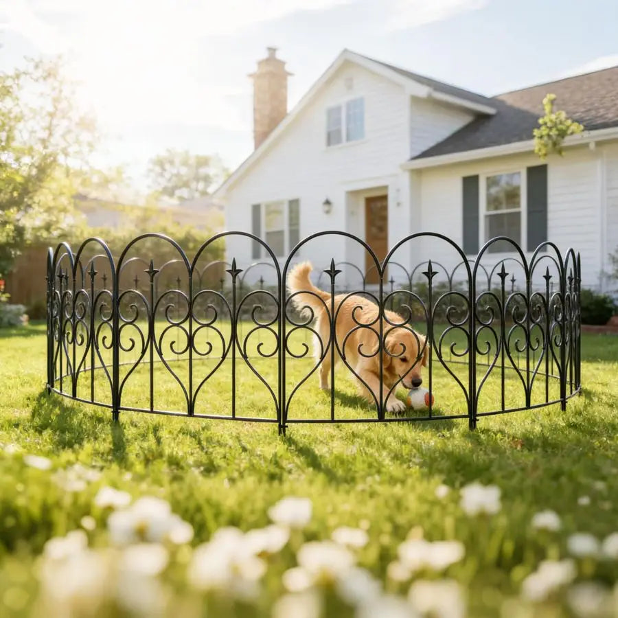 Garden Fence Rustproof Metal