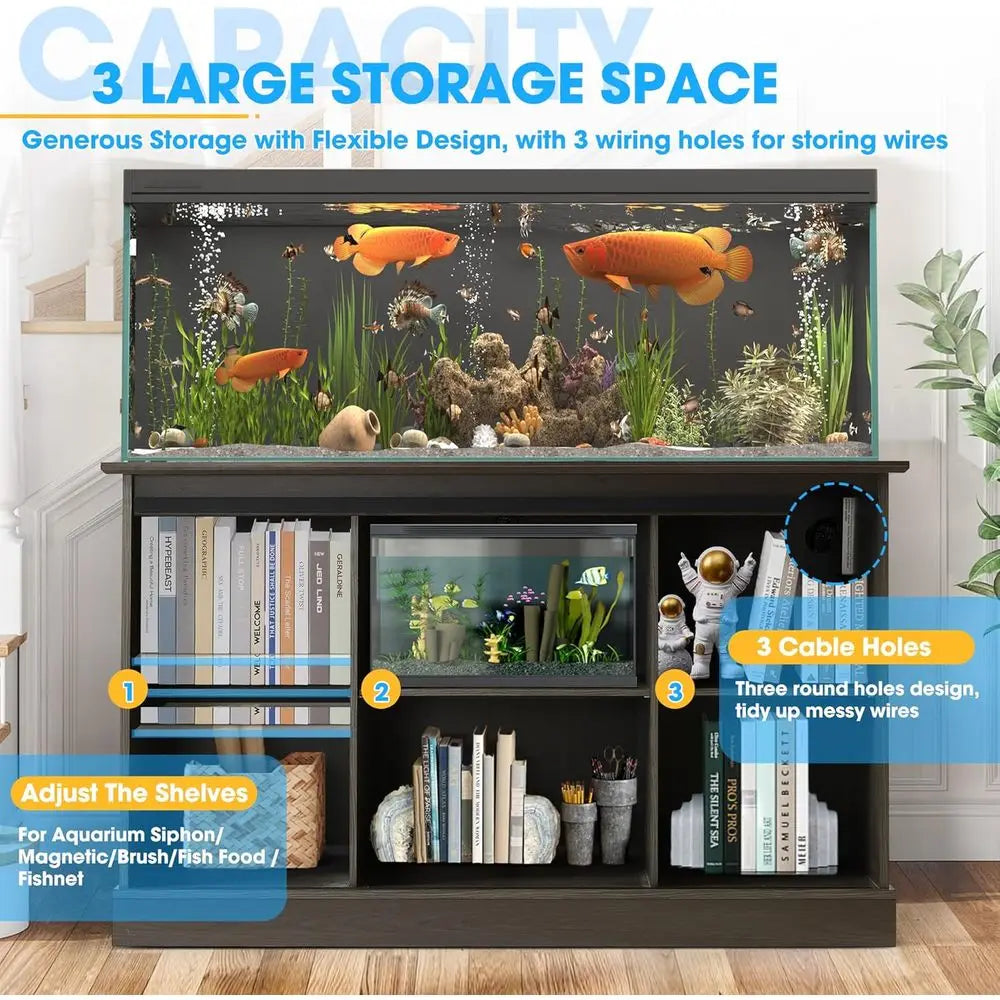 Heavy-Duty 55-75 Gallon Aquarium Stand