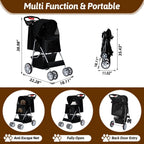 Foldable Pet Stroller