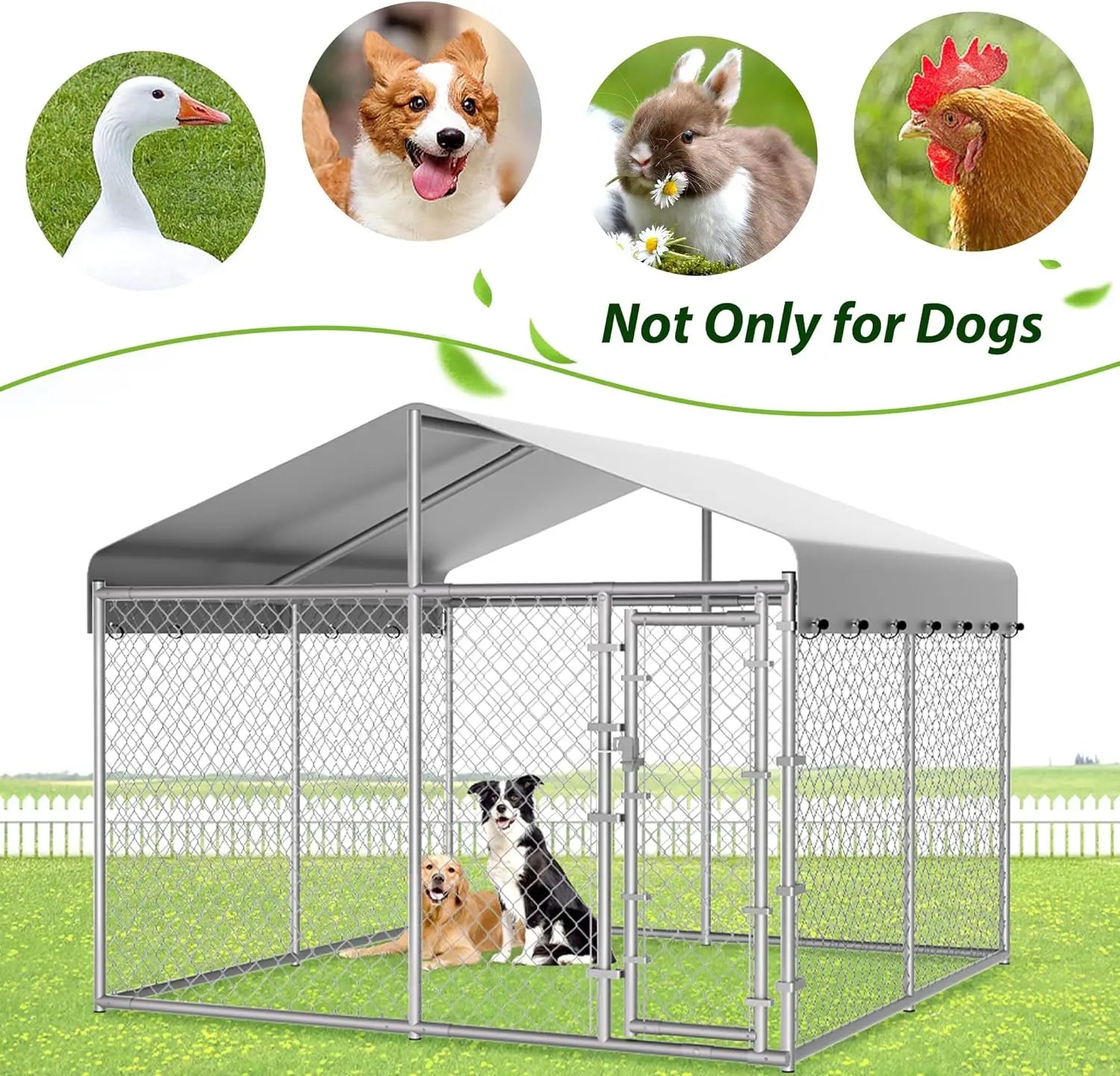 Extra Large Kennel with Roof