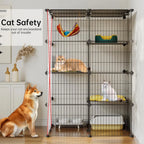 4-Tier 47.2 In L Cat Cages