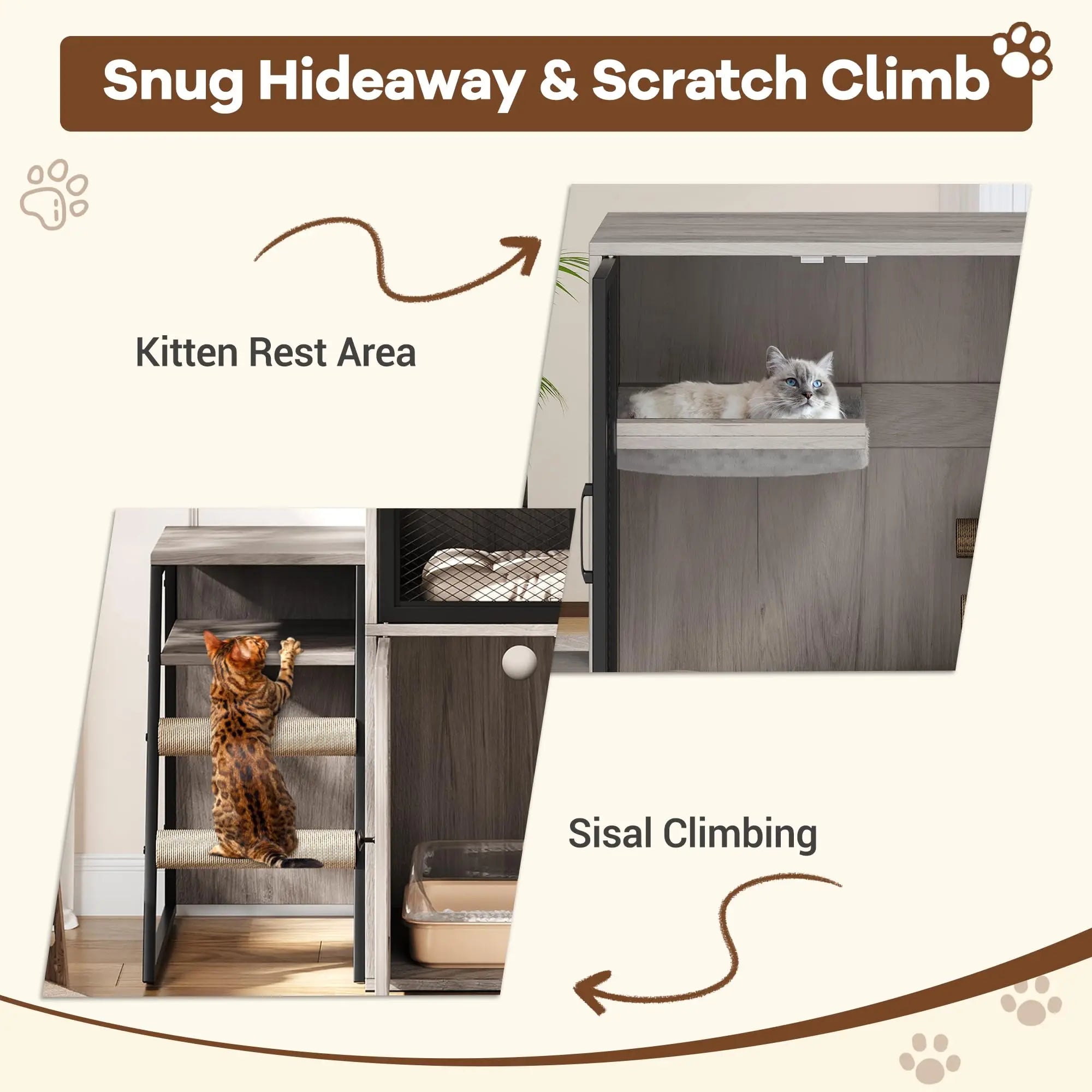 Cat Litter Box Enclosed
