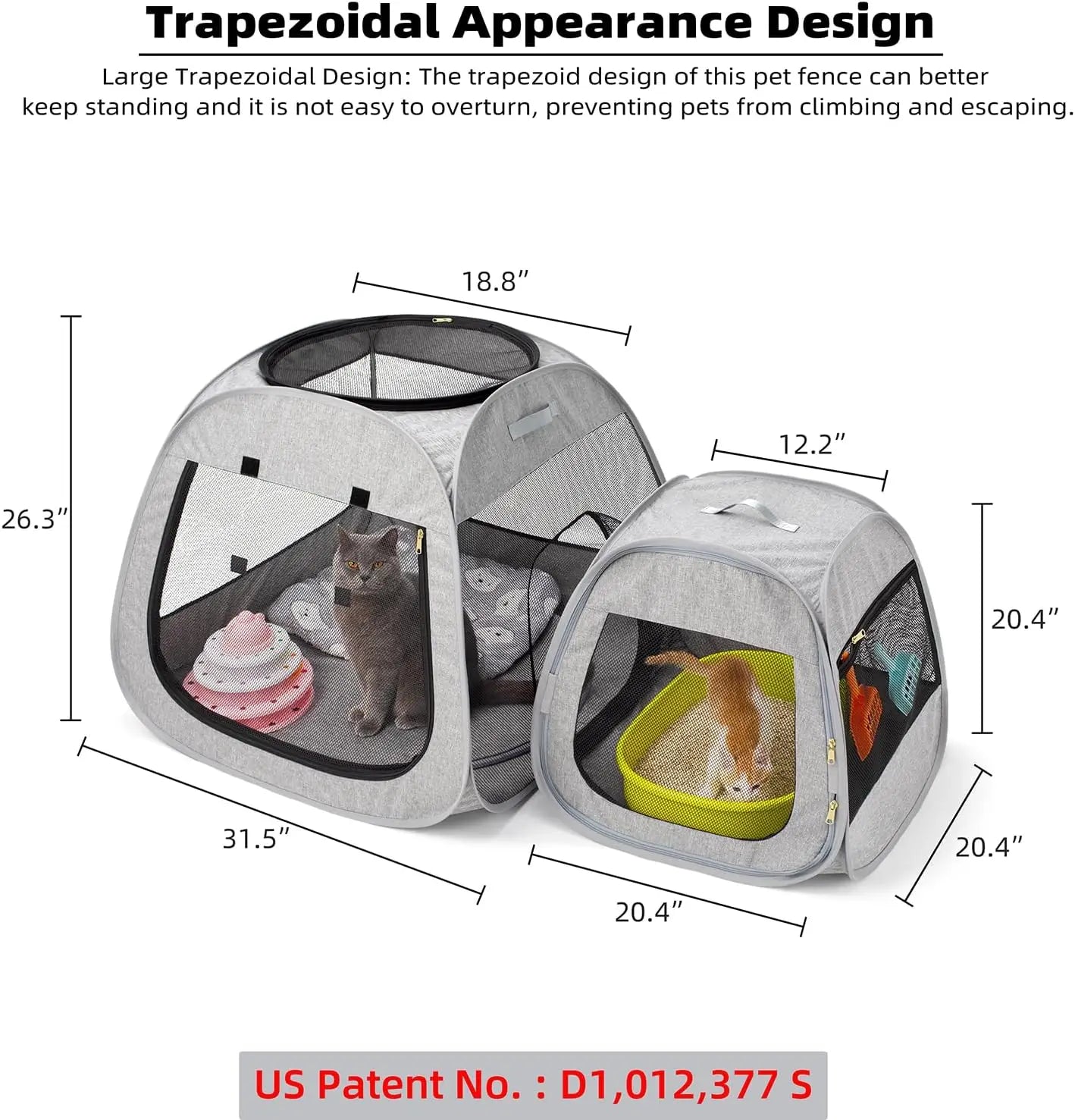 Pet Playpen/Trapezoid Design