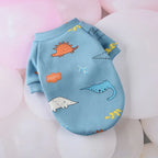 Cute Print Cat Clothes Suit