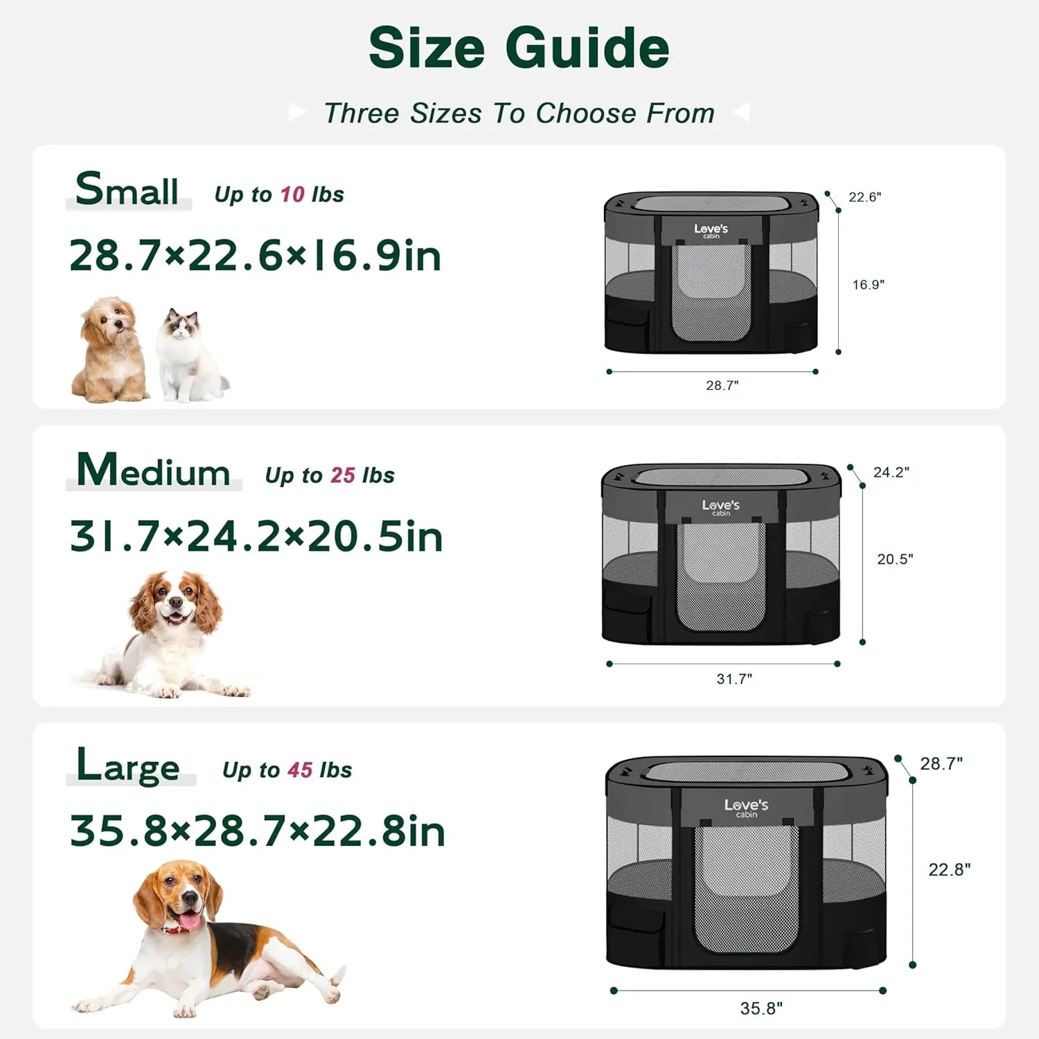Pet Playpen for Small Dogs/Cats