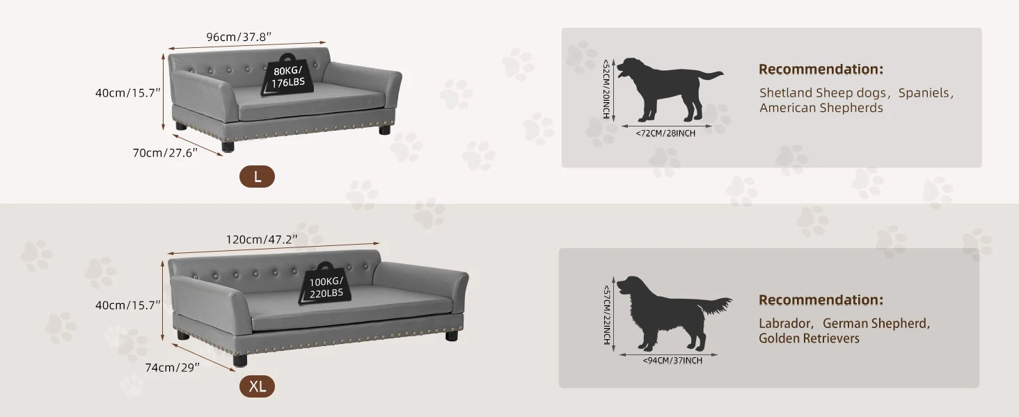Heavy Duty Pet Sofa Large