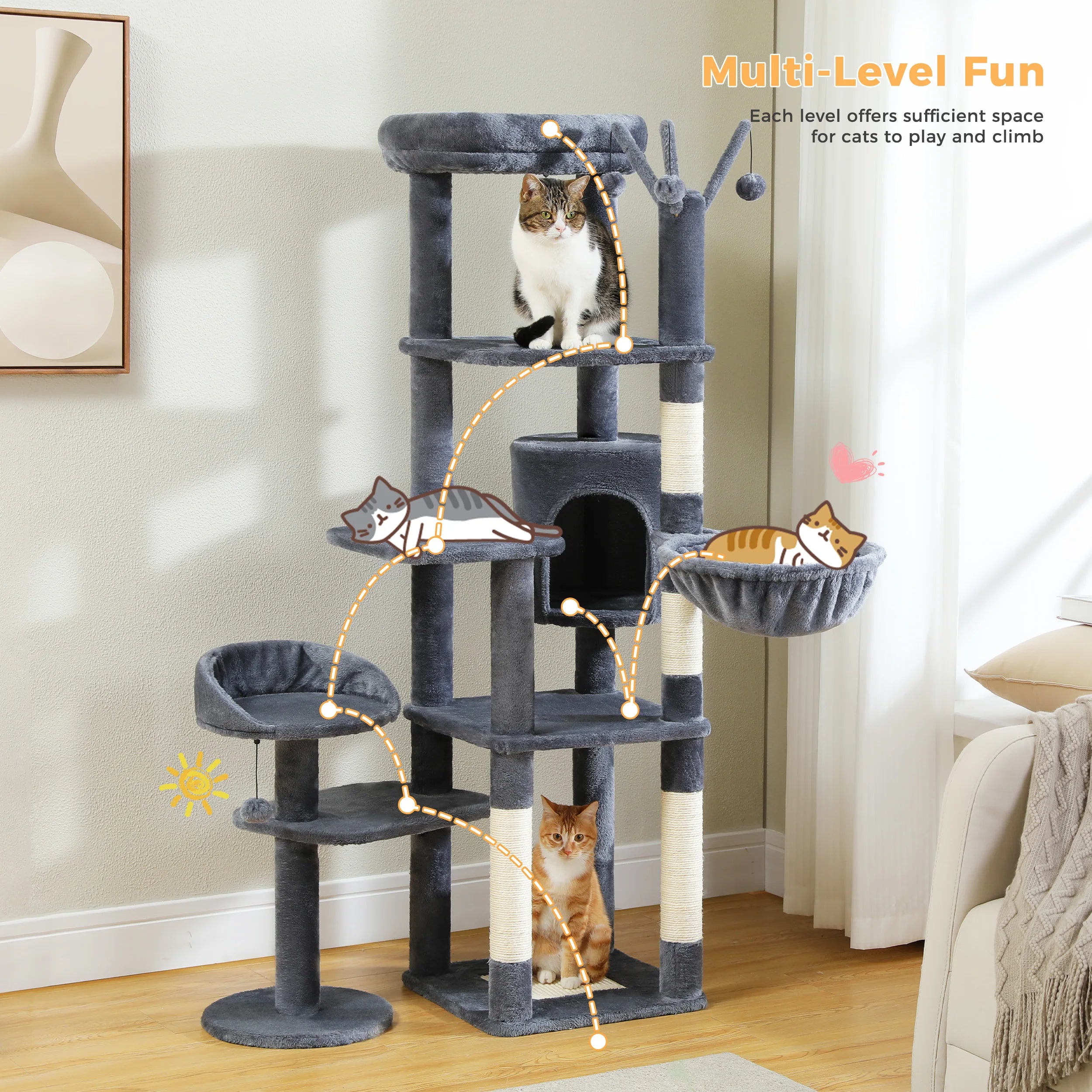 Multi-Level Cat Tree