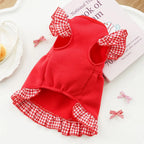 Bow Plaid Princess Dress