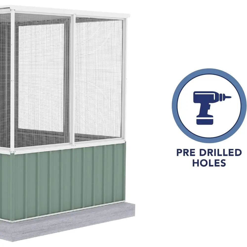 Green Eucalyptus Chicken Coop