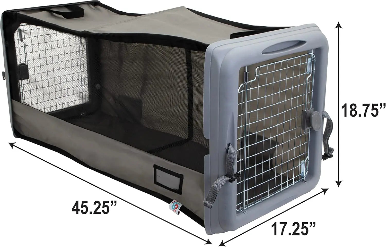 Large open kennel, Travel