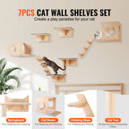 Wall Mounted Cat Shelves