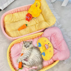 Lace-Trimmed Pet Princess Bed