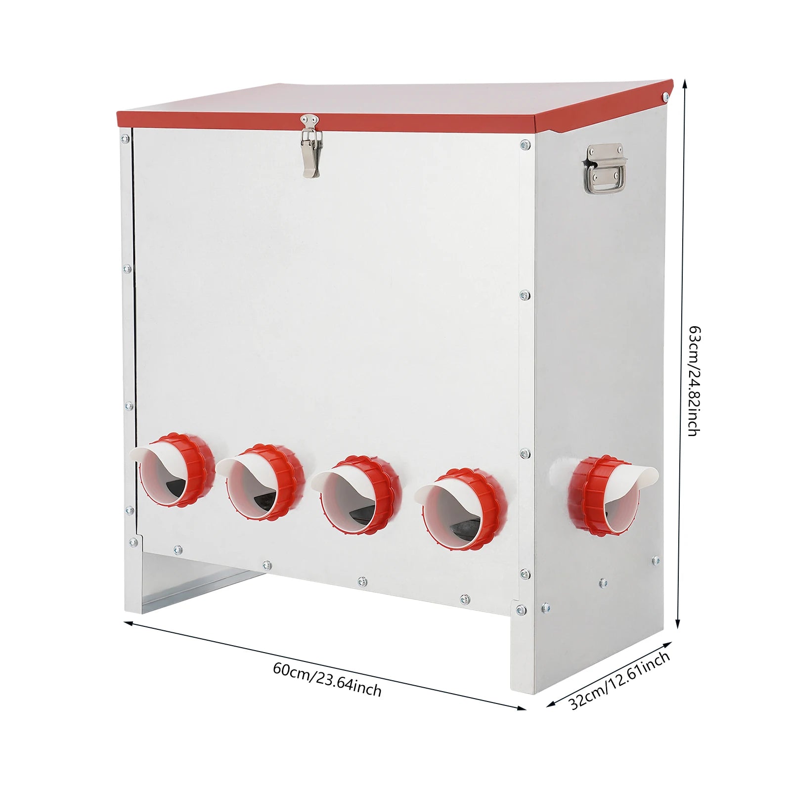 Galvanized Metal Chicken Feeder