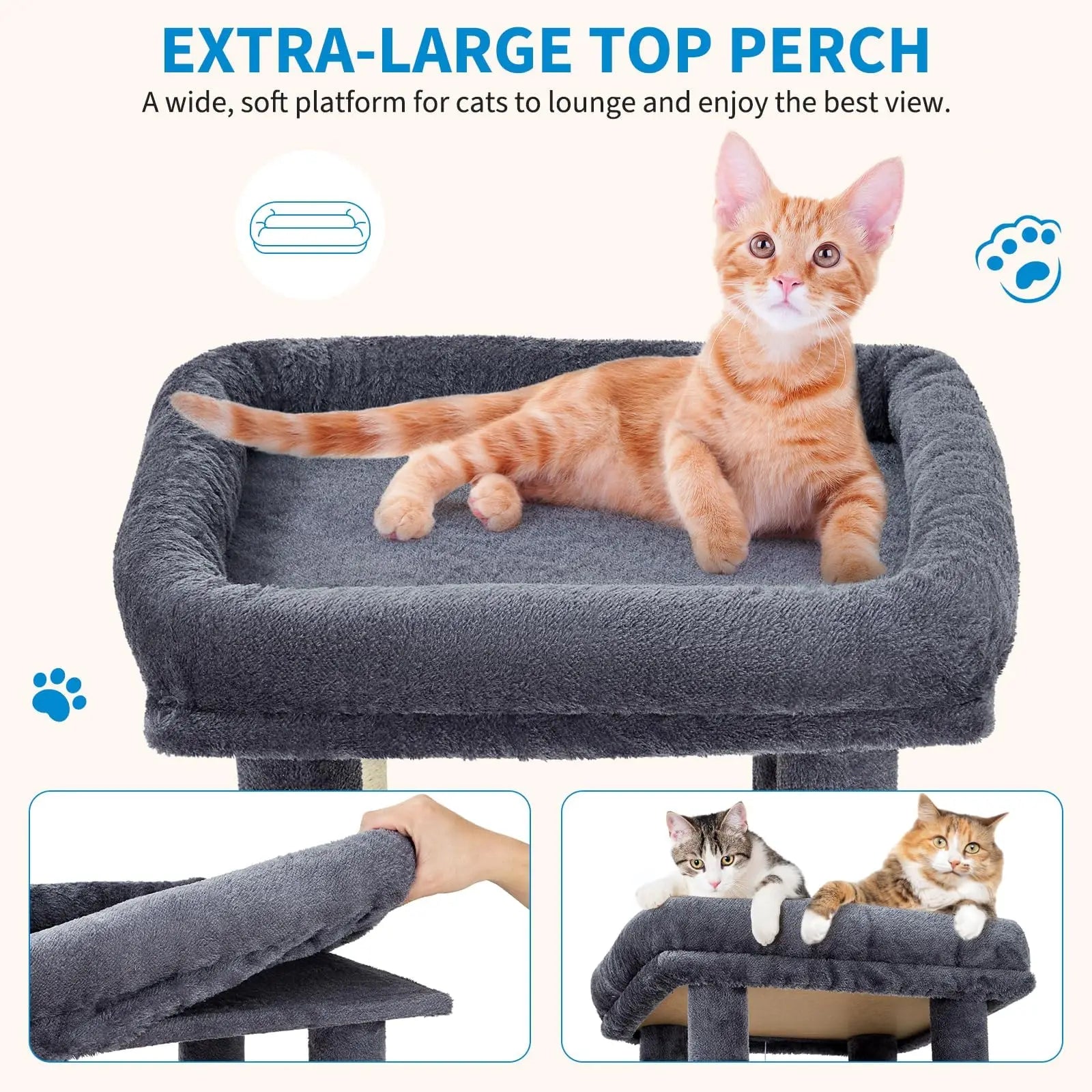 61" Heavy-Duty Cat Tree